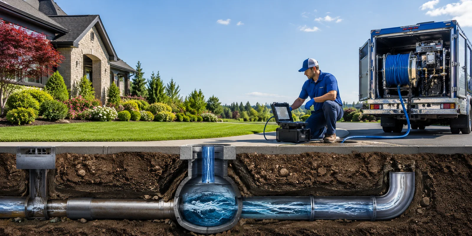 Drainage restoration information for New Albany, PA